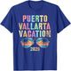 Vintage Puerto Vallarta Vacation 2026 Trip Beaching Vacay T-Shirt - T-Shirt | Royal