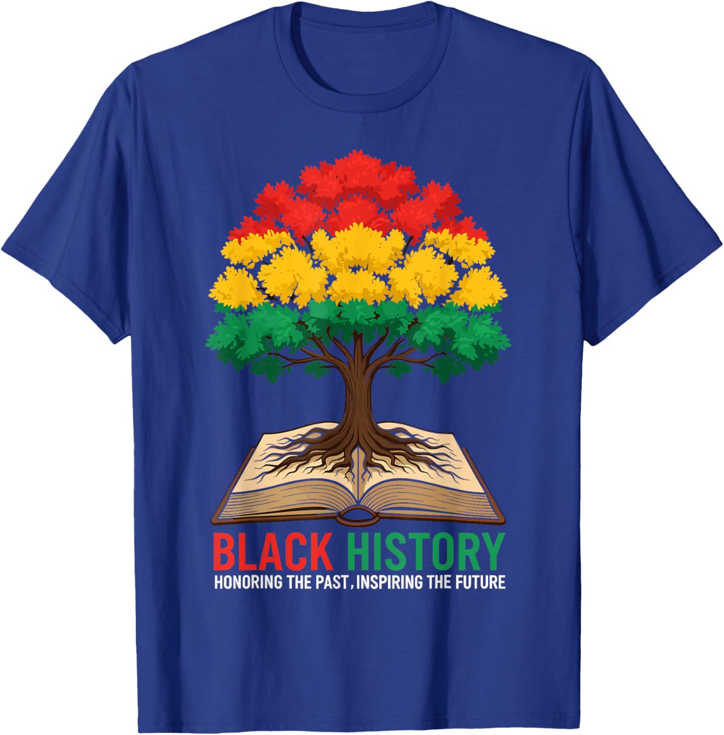 Inspiring African American Black History Month T-Shirt - T-Shirt | Royal