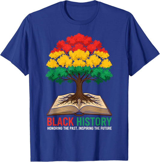 Inspiring African American Black History Month T-Shirt - T-Shirt | Royal