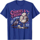 Cookie & Cream Ice Cream Butcher and Blackbird Book Lover T-Shirt - T-Shirt | Royal