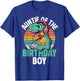 Auntie of The Birthday Boy Gaming T-Rex Matching Birthday T-Shirt - T-Shirt | Royal