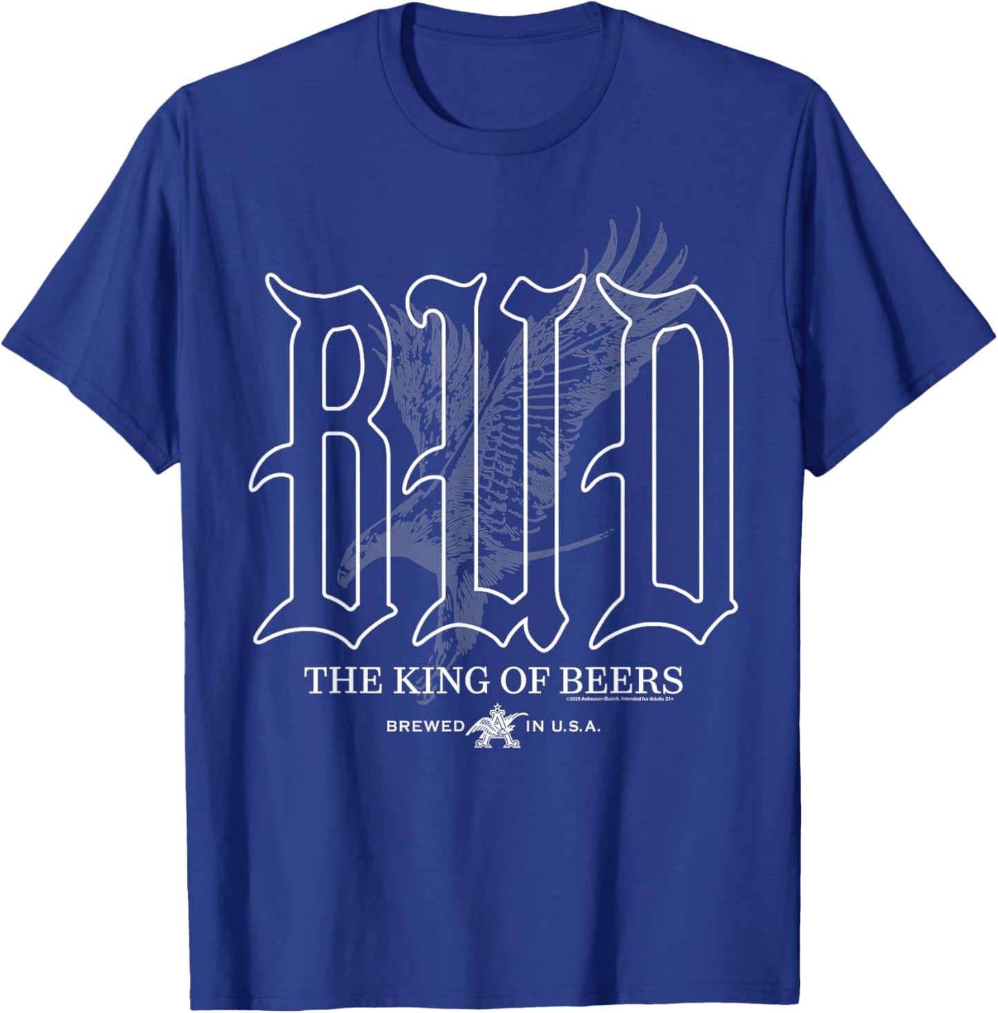 Budweiser - Bud Eagle - The King of Beers T-Shirt - T-Shirt | Royal