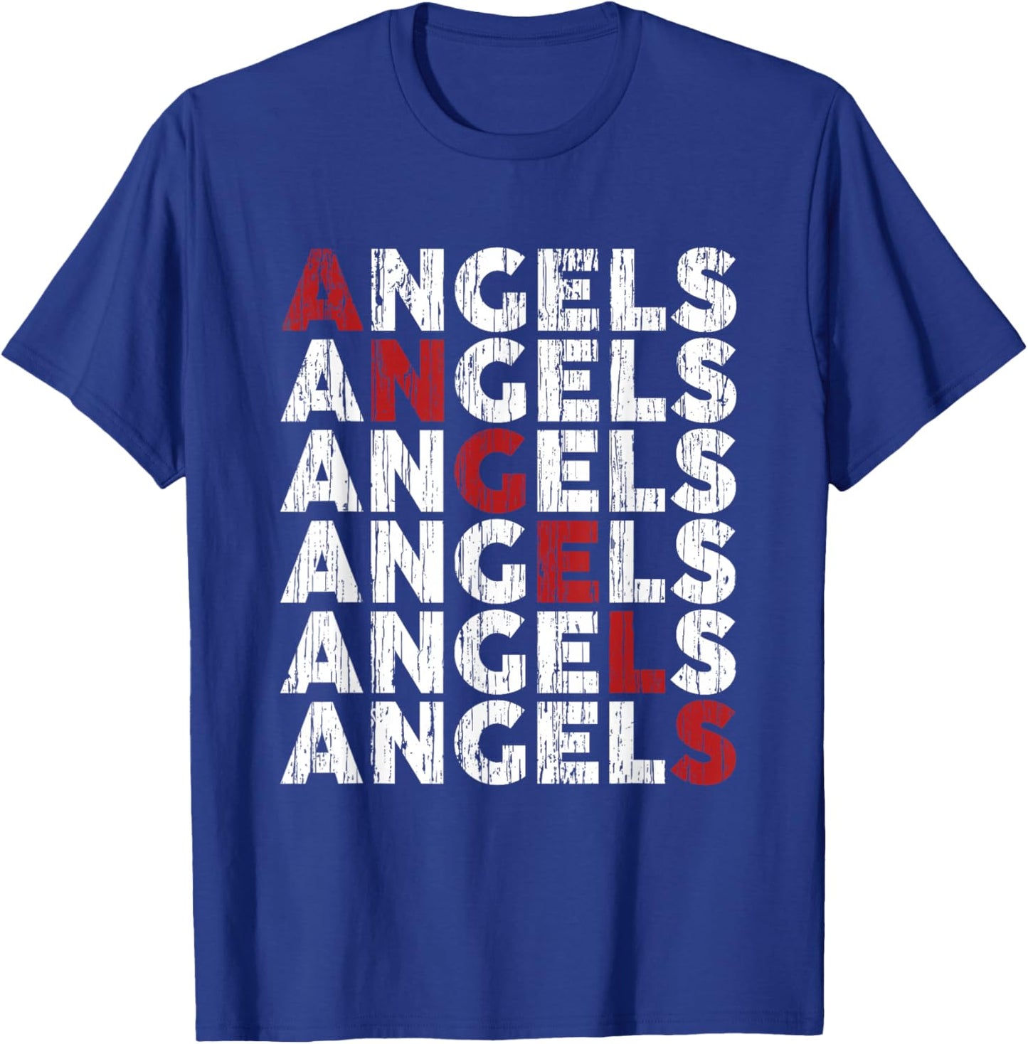 Angels Retro Gift Women Boys Girls Kids T-Shirt - T-Shirt | Royal