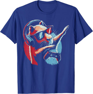 Capybara Gaming Controller Dab Gamer Capy Boys Kids Men Teen T-Shirt - T-Shirt | Royal
