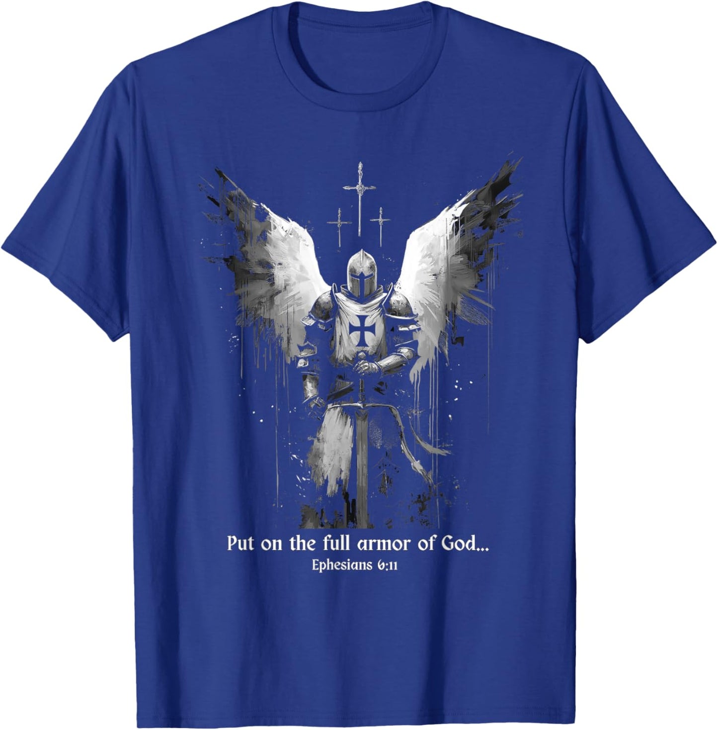 Christian Knight Templar Crusader Warrior Catholic Men Women T-Shirt - T-Shirt | Royal