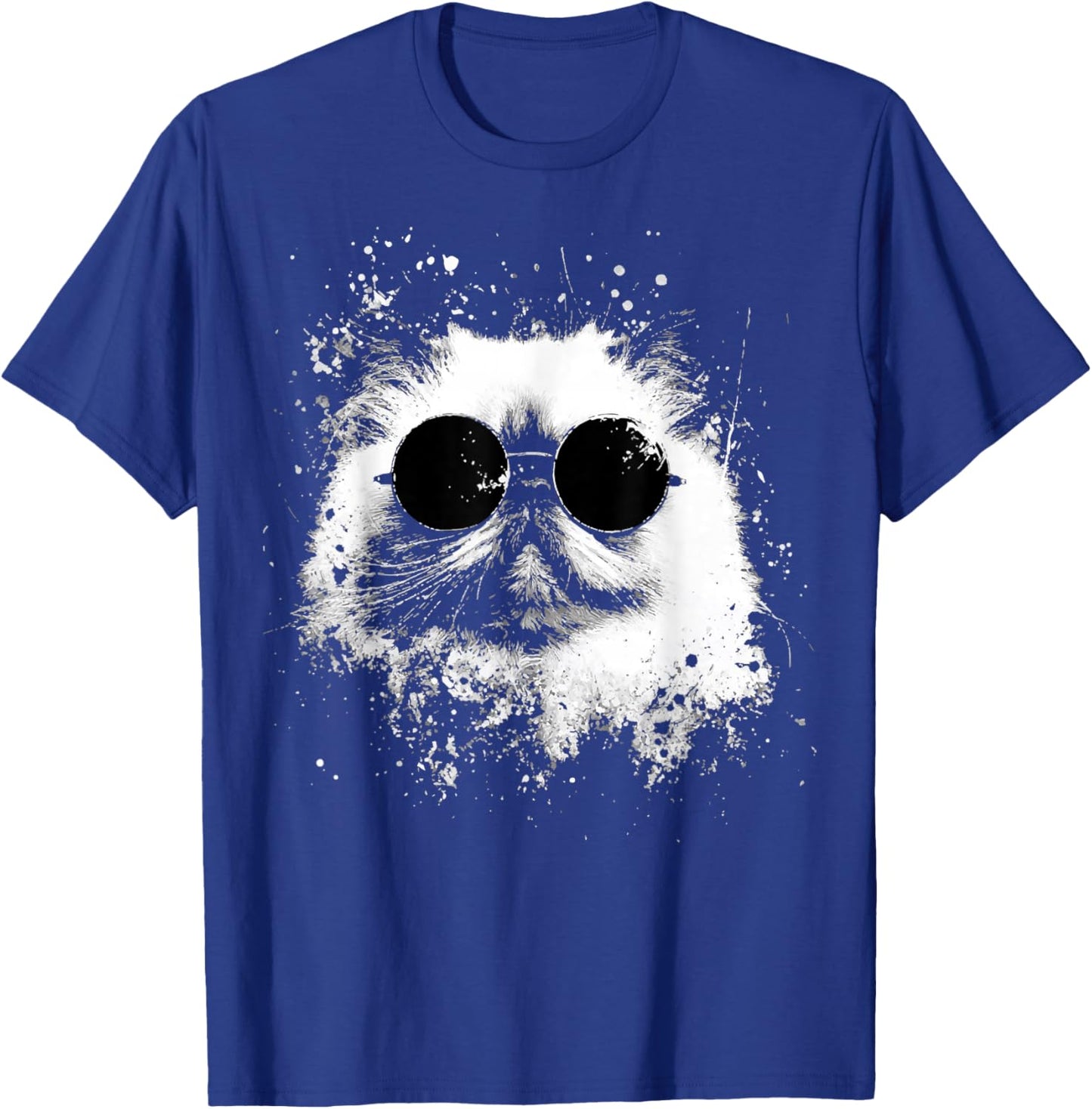 Himalayan Cat with Sunglasses Grunge Style Hipster T-Shirt - T-Shirt | Royal