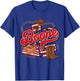 Boone Checkered Personalized Name Vintage US Flag Retro T-Shirt - T-Shirt | Royal