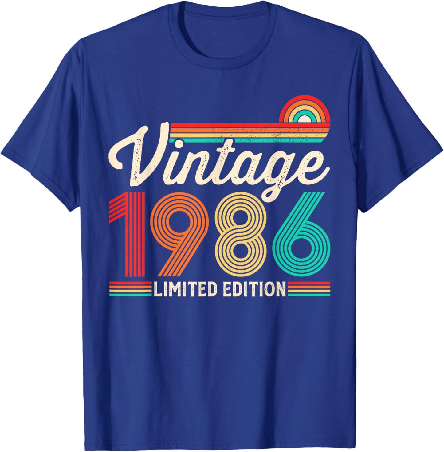 40 Years Old Vintage 1986 Limited Edition 40th Birthday T-Shirt - T-Shirt | Royal