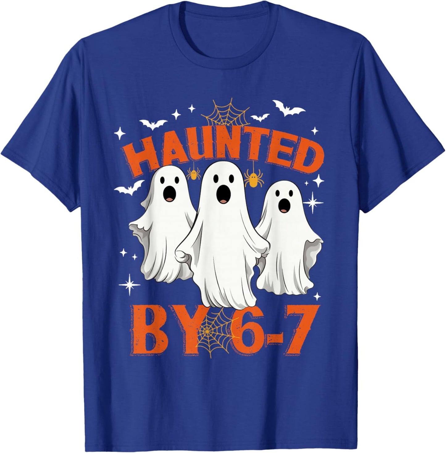 Haunted by 6 7 Six Seven 67 Meme Halloween Costume T-Shirt - T-Shirt | Royal