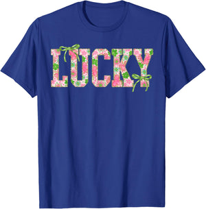 St Pattys Day Lucky Shamrock St Patrick's Day Men Women T-Shirt - T-Shirt | Royal
