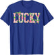 St Pattys Day Lucky Shamrock St Patrick's Day Men Women T-Shirt - T-Shirt | Royal