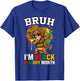 Bruh I'm Black History Month Dabbing Dog African Heritage T-Shirt - T-Shirt | Royal