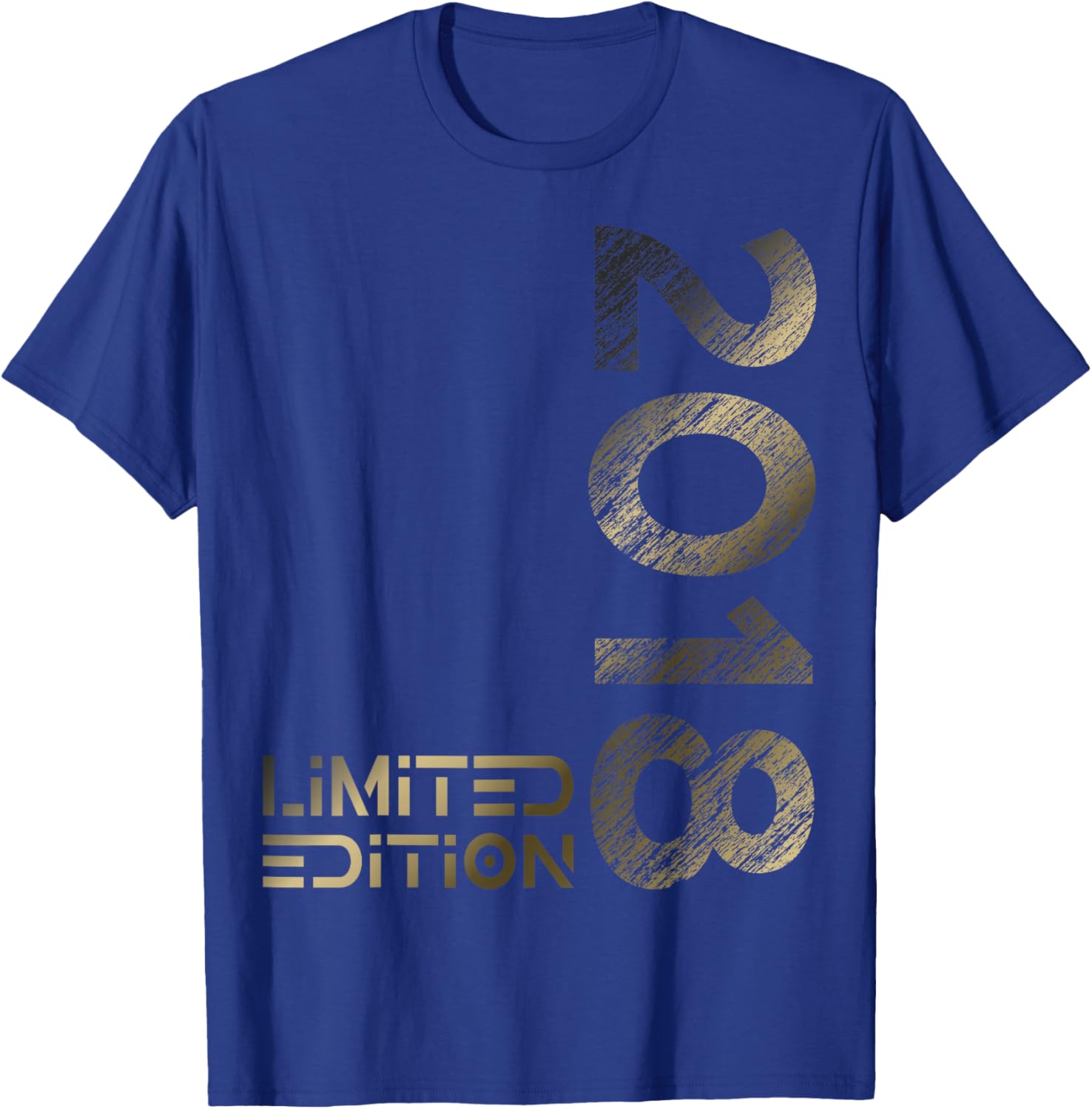 Limited Edition 2018 Boy Girl 8th Birthday 8 T-Shirt - T-Shirt | Royal