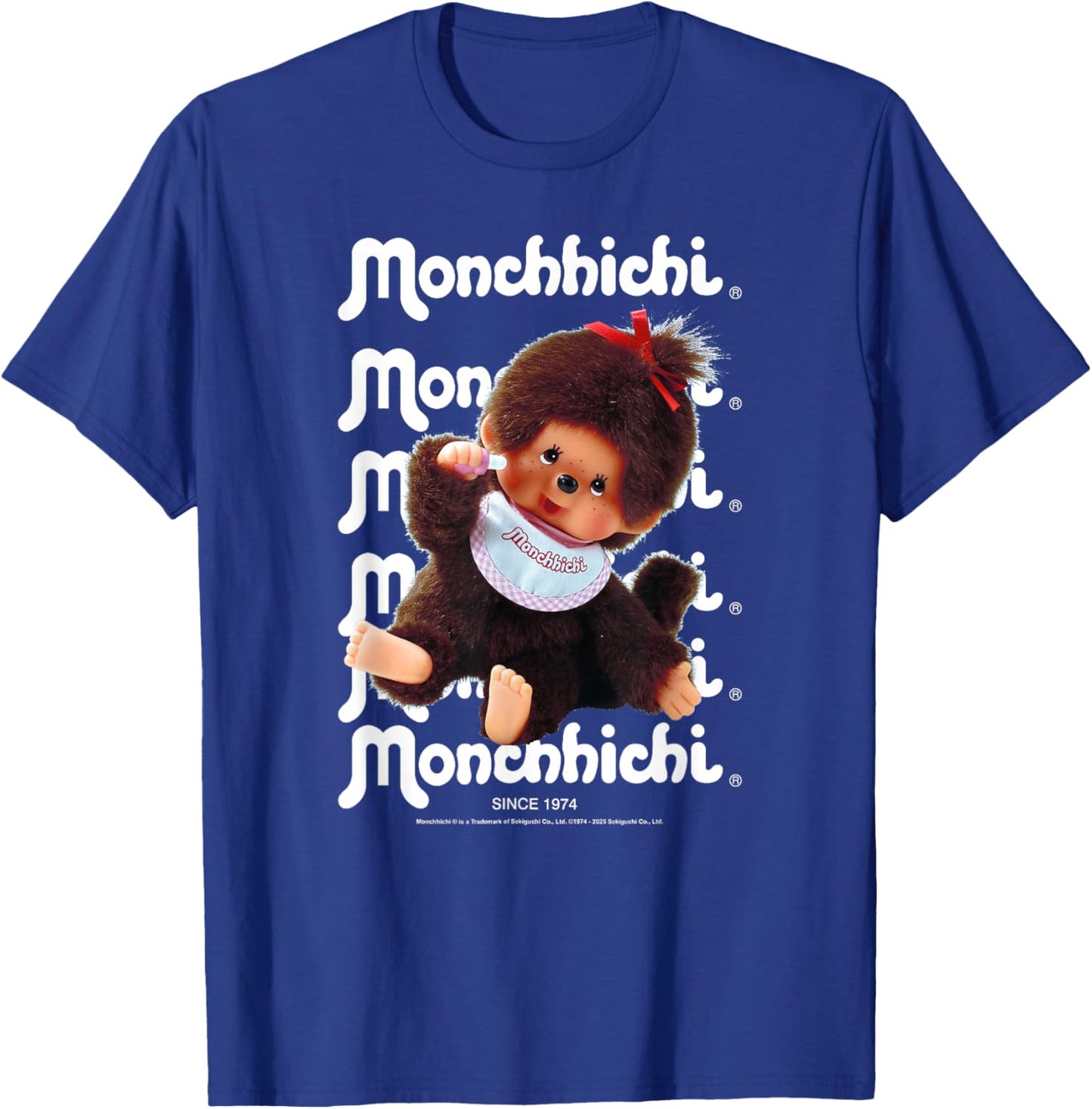 Monchhichi Cute Thumbs Up Fluffy Little Guy Vintage Photo T-Shirt - T-Shirt | Royal