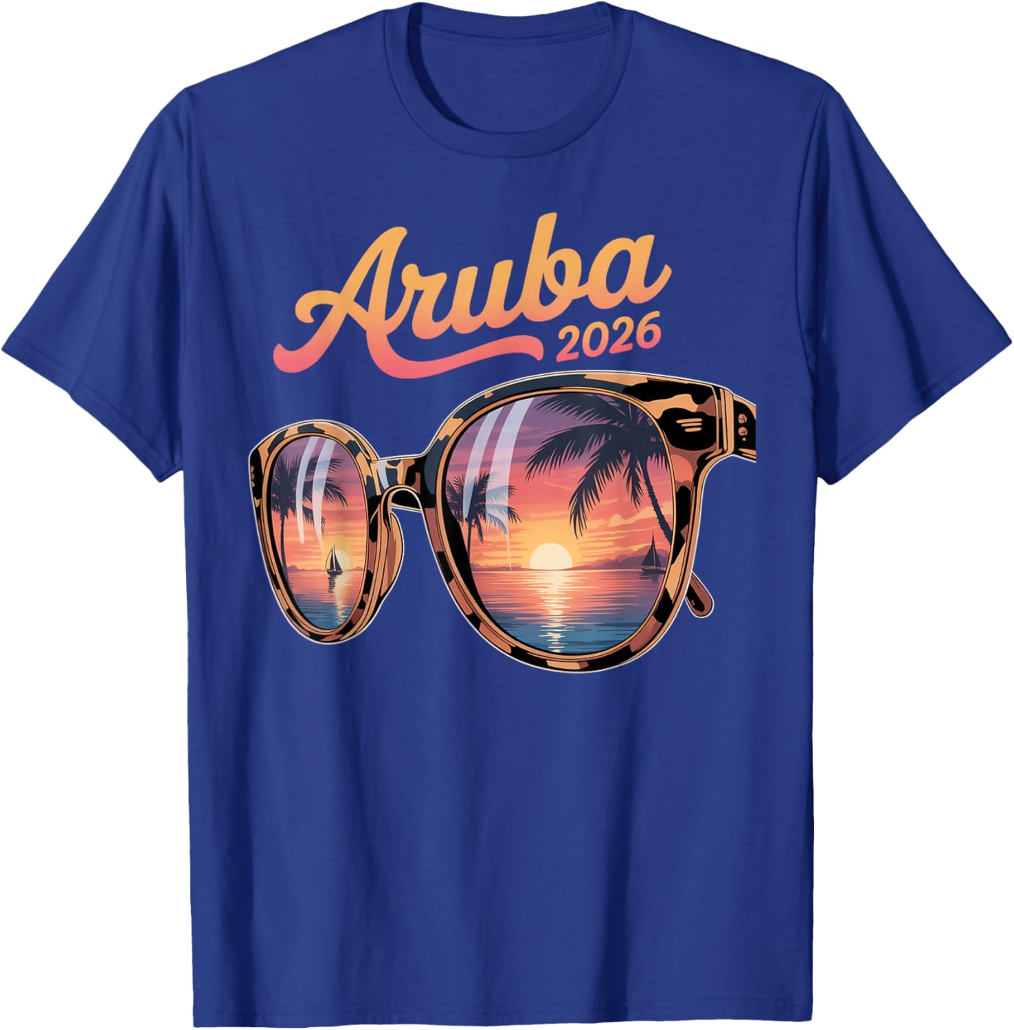 Aruba Cruise 2026 Matching Family Vacation T-Shirt - T-Shirt | Royal