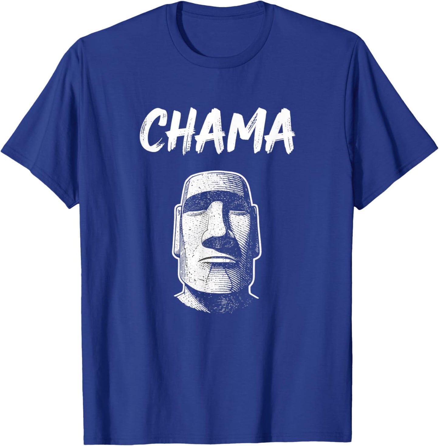 Chama Moai Statue Martial Arts Inspired Boxing and MMA T-Shirt - T-Shirt | Royal