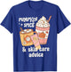 Pumpkin Spice Skincare Advice Dermatology Fall Thanksgiving T-Shirt - T-Shirt | Royal
