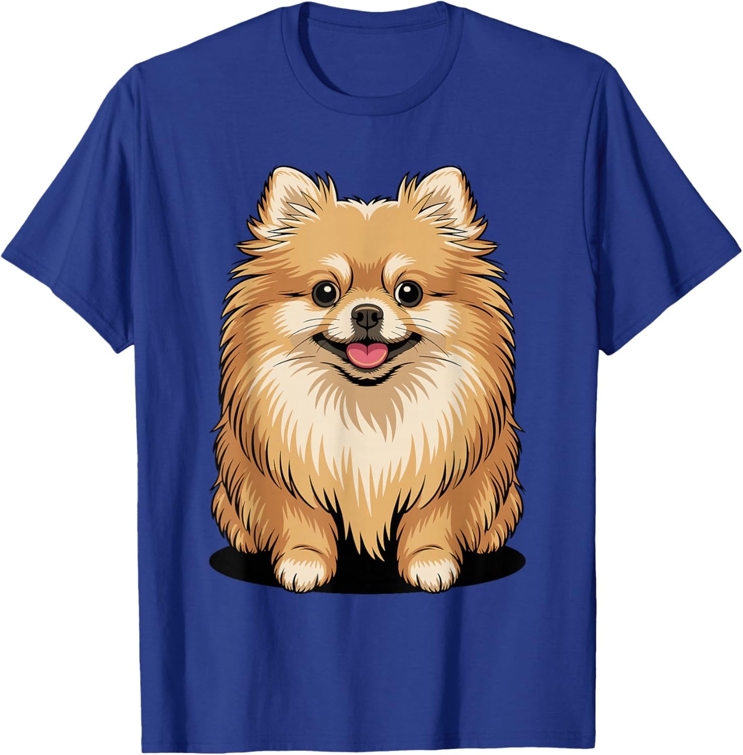 Cute Puppy Breed Artistic Pom Toy Companion Pomeranian T-Shirt - T-Shirt | Royal