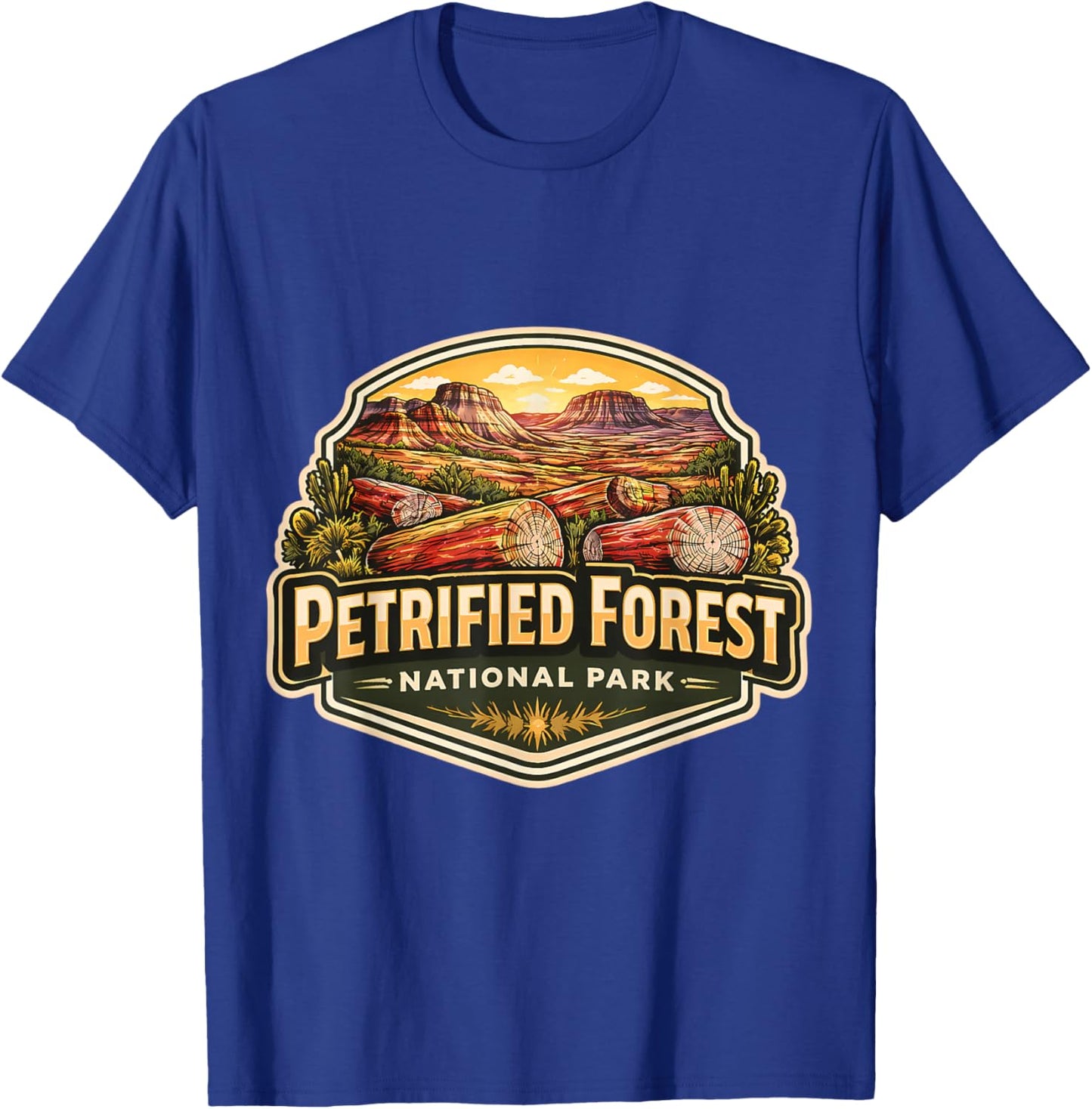 Petrified Forest National Park Souvenir Arizona Memorabilia T-Shirt - T-Shirt | Royal