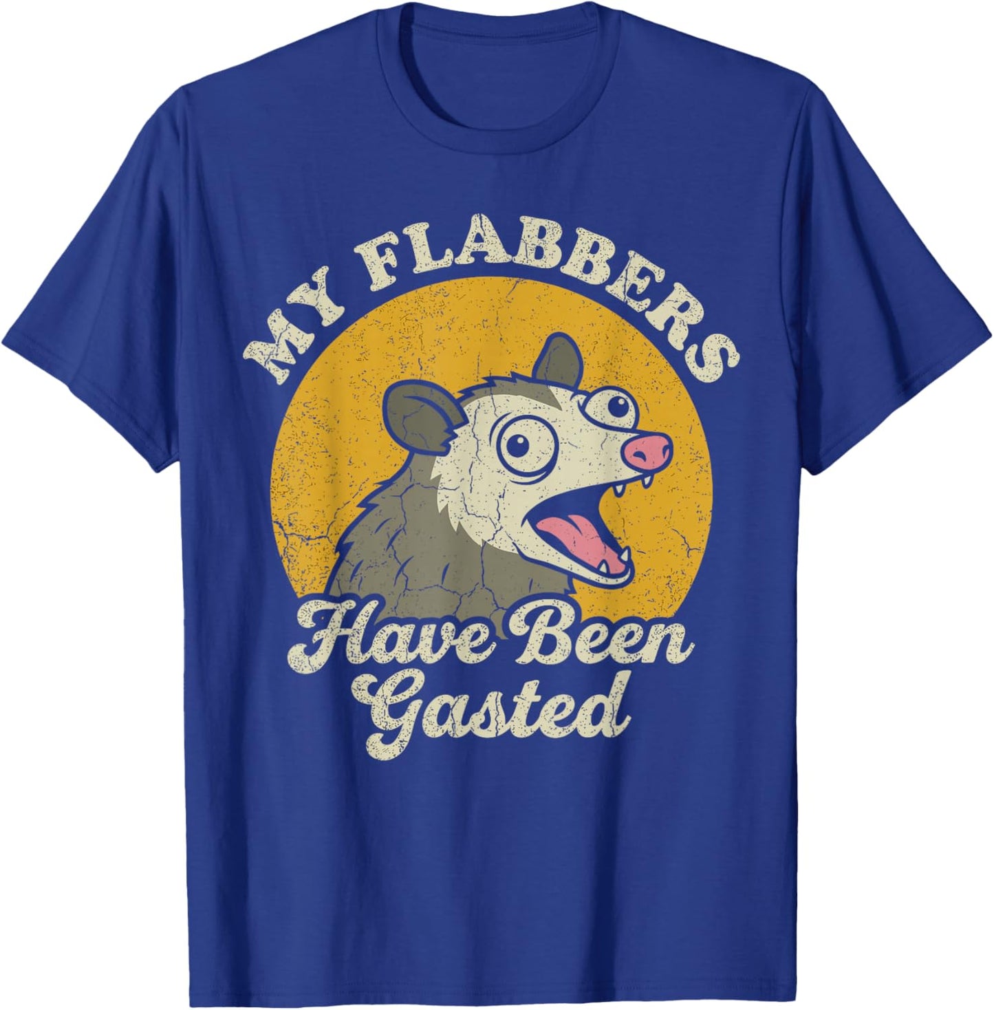 My Flabbers Have Been Gasted Opossum T-Shirt - T-Shirt | Royal