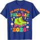 Just Here for Field Day Fun Day 2026 Teacher Student Kids T-Shirt - T-Shirt | Royal