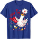 Cuff 'Em Cupid Goose Valentine Nurse Practitioner RN Nursing T-Shirt - T-Shirt | Royal