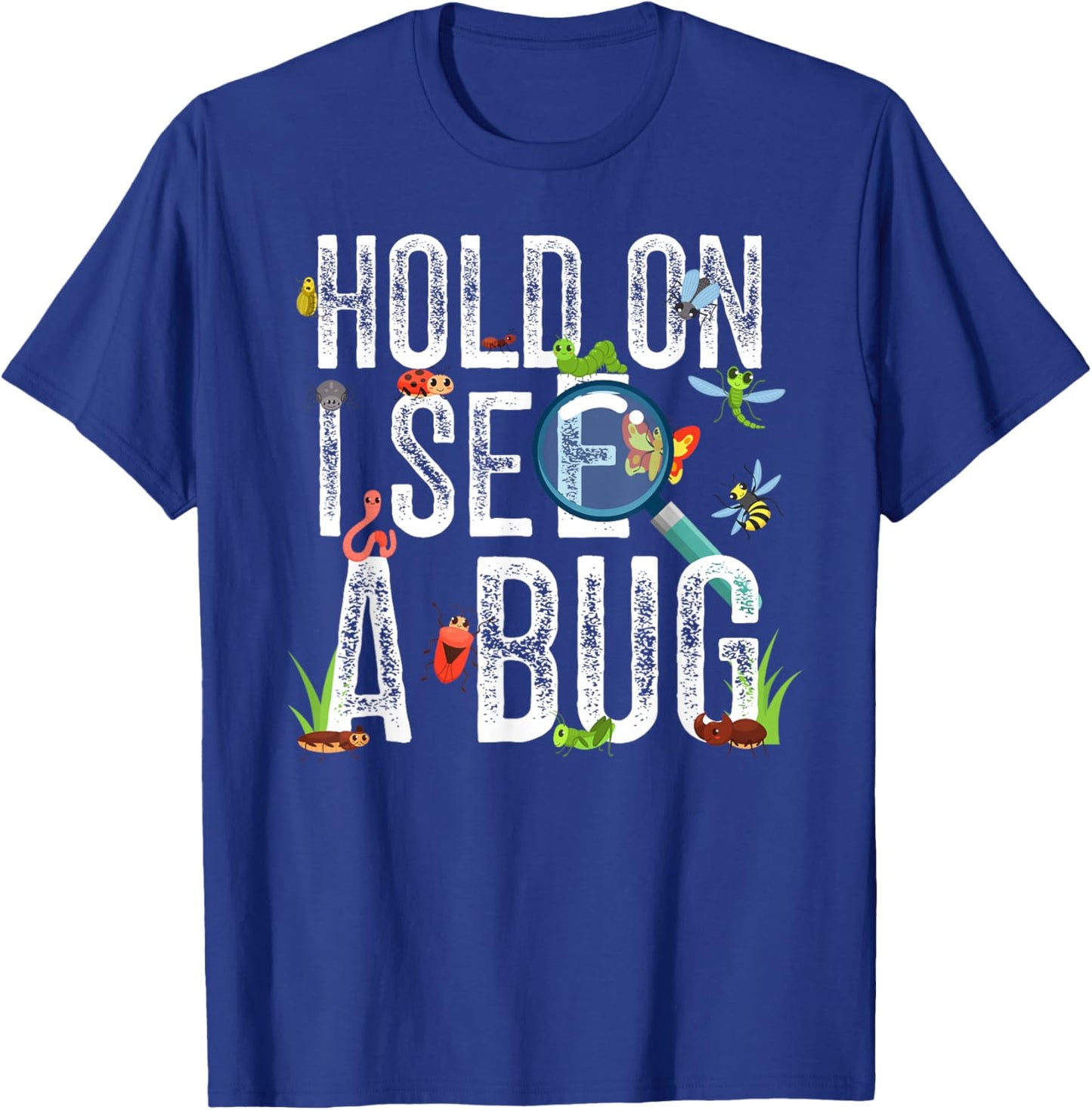 I See A Bug Catcher Bug Hunter Kids Insect Catcher Boys T-Shirt - T-Shirt | Royal