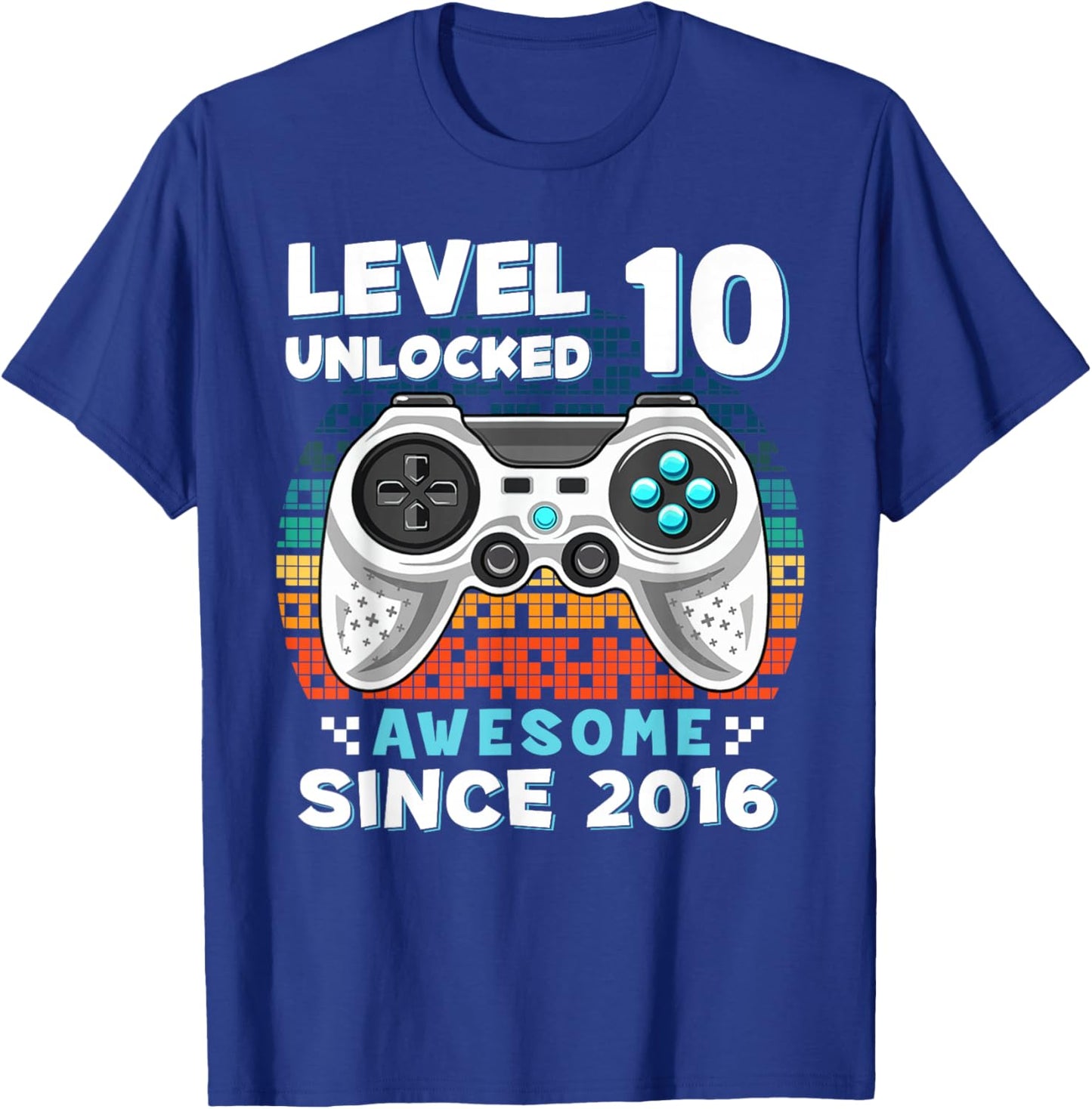 10th Birthday for Boys 10 Years Birthday Kids Gifts T-Shirt - T-Shirt | Royal