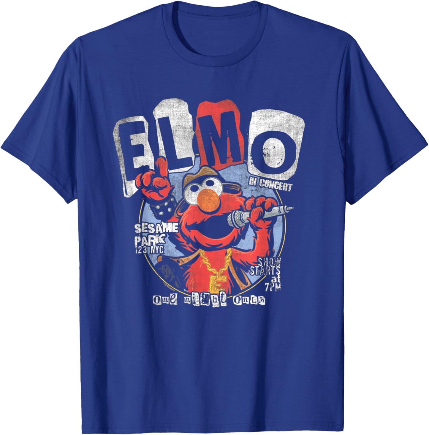 Sesame Street Elmo in Concert T-Shirt - T-Shirt | Royal