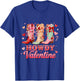 Howdy Valentine Cowgirl Boots Western Love Design T-Shirt - T-Shirt | Royal