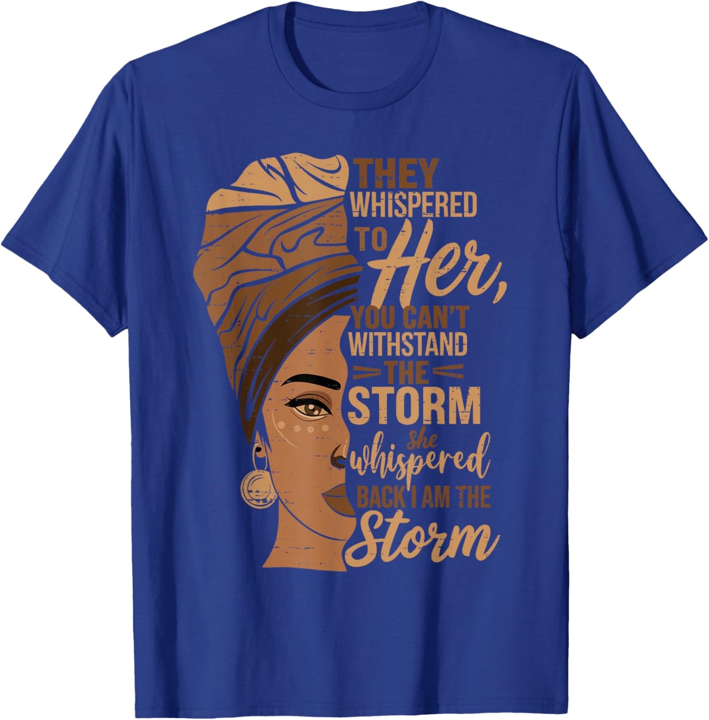 Storm Black History Month Women Melanin African Africa Queen T-Shirt - T-Shirt | Royal