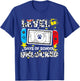 Level Unlocked Game Controller 101 Days School 100 Days T-Shirt - T-Shirt | Royal