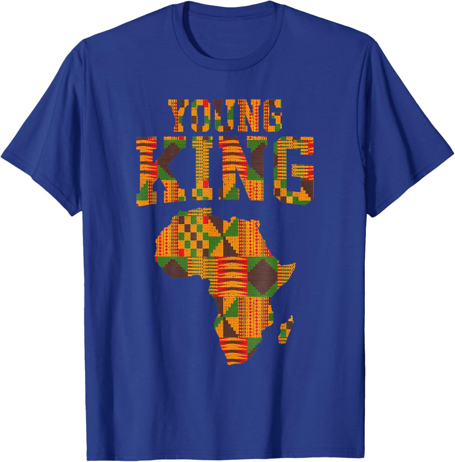 Kente Cloth African Print T-Shirt - T-Shirt | Royal