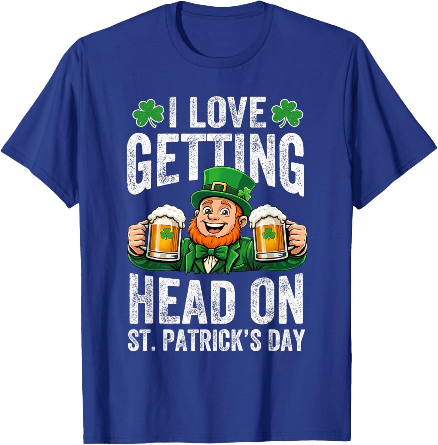 Funny St Patricks Day Adult Humor Irish Inappropriate T-Shirt - T-Shirt | Royal