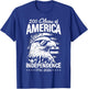 200 Years of America Independence 1776-2026 T-Shirt - T-Shirt | Royal