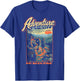 Adventure Awaits WPA Style Go Scouting Hiking Cub Scouts BSA T-Shirt - T-Shirt | Royal