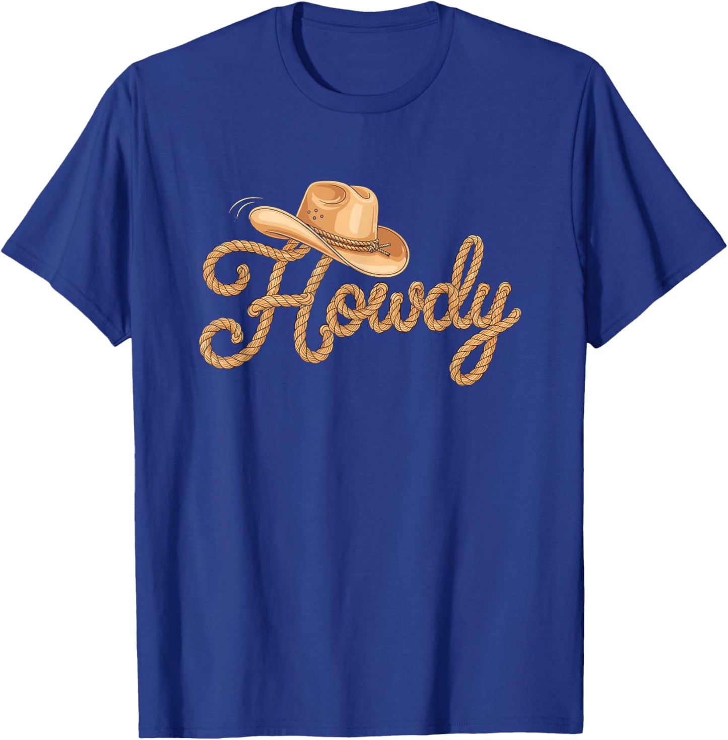 Howdy Cowgirl Cowboy Party Western Rodeo Country Men Women T-Shirt - T-Shirt | Royal