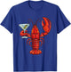 Lobster Martini Case for Summer Seafood Cocktail Design T-Shirt - T-Shirt | Royal