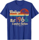 Vintage 1966 Limited Edition 50-Year-Old 60th Birthday 2026 T-Shirt - T-Shirt | Royal