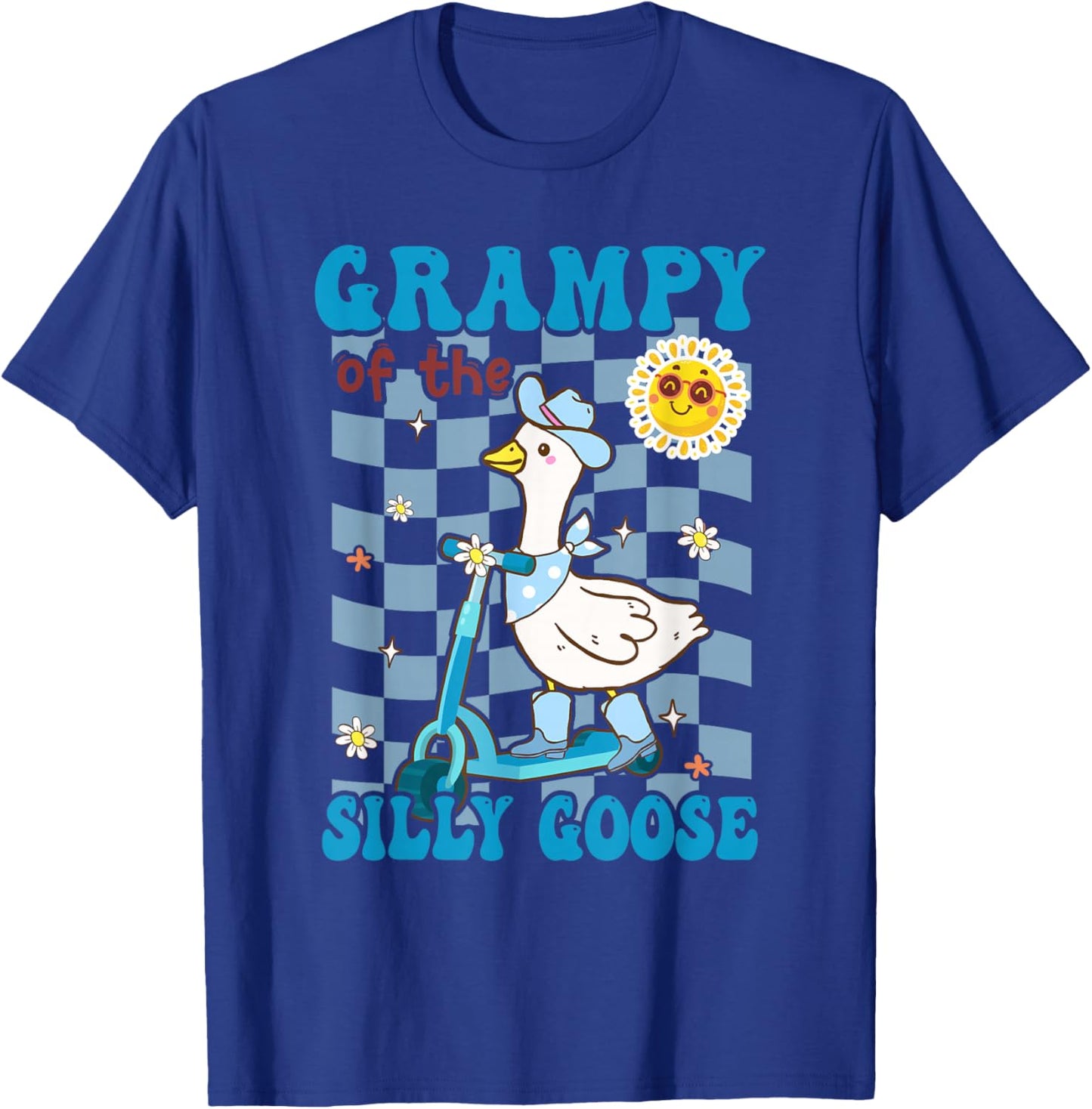 Grampy of The Silly Goose First Birthday Family Matching T-Shirt - T-Shirt | Royal