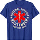 Emotional Support Coworker Do Not Pet Bartender (ON Back) T-Shirt - T-Shirt | Royal
