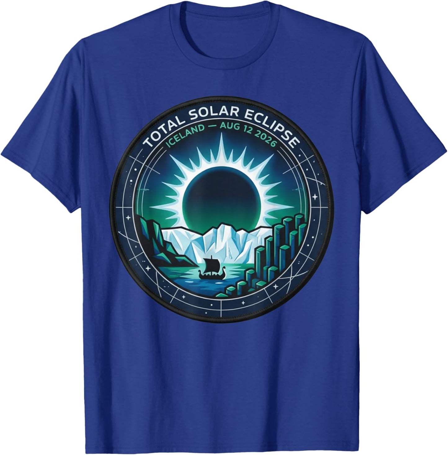 Total Solar Eclipse 2026 Iceland - Totality Chaser Science T-Shirt - T-Shirt | Royal