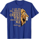 I Can Do All Things Lion Christian God Jesus Men Women Kids T-Shirt - T-Shirt | Royal