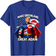 Make Greenland Great Again Superhero Graphic Patriot Flag T-Shirt - T-Shirt | Royal