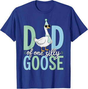 Dad of The Silly Goose T-Shirt - T-Shirt | Royal
