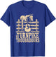 Vintage Turnpike Distressed Country Music Men Women T-Shirt - T-Shirt | Royal