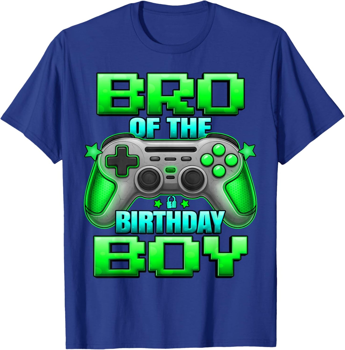 Bro of The Birthday Boy Matching Family Brother T-Shirt - T-Shirt | Royal