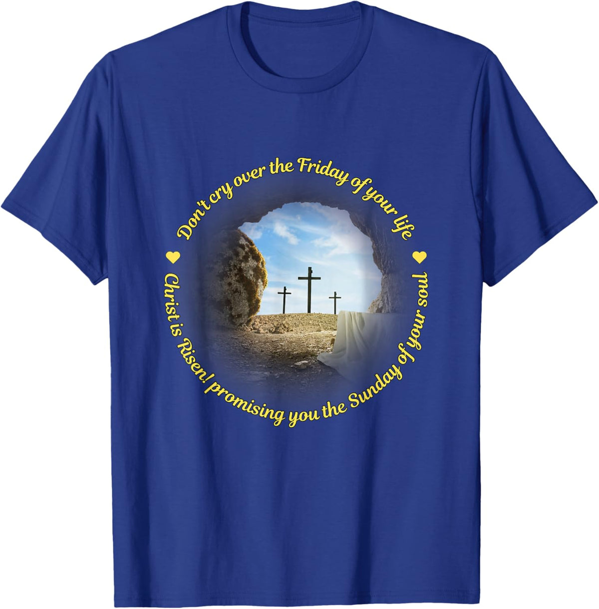 Resurrection - Christ is Risen T-Shirt - T-Shirt | Royal