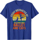 Easily Distracted by Ballet Cats Retro Ballerina Cat Lover T-Shirt - T-Shirt | Royal