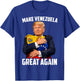 American Venezuela Flag Support Freedom Equality Venezuelan T-Shirt - T-Shirt | Royal